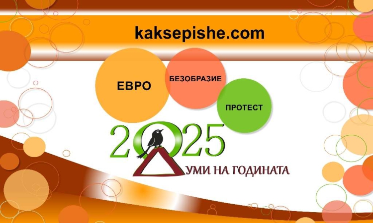 „Евро“, „безобразие“ и „протест“ са знаковите думи на 2025-а